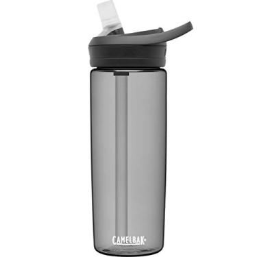 Imagem de CamelBak Eddy+ Garrafa de água com renovação Tritan – topo com canudo, 590 ml, Charcoal
