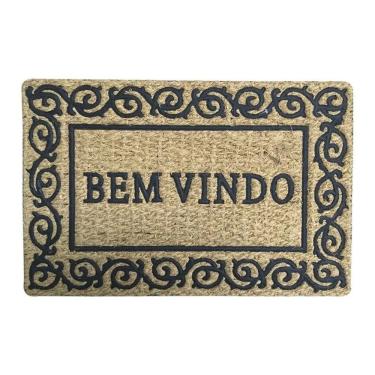 Imagem de Capacho De Porta Panamá Fibra De Coco Antiderrapante 40x60cm - Niazitex - 003