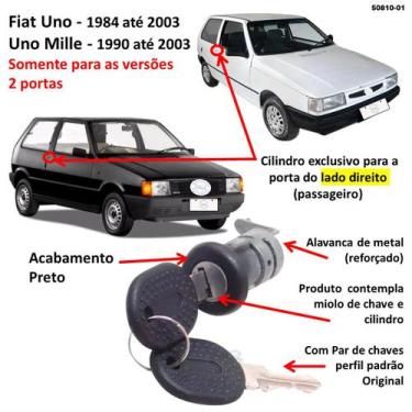 Imagem de Cilindro Miolo Fiat Uno Premio Elba 2 Portas até 03 Direita - Felux