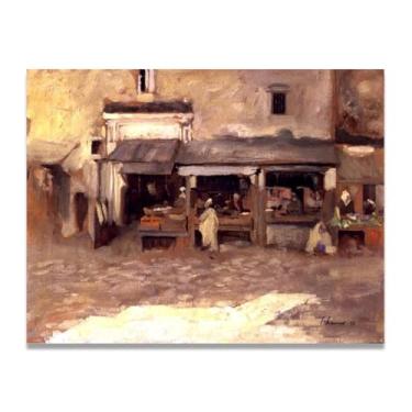 Imagem de Thank You So Much John Lavery Iconic Realist Portrait & War Scene Canvas Art – Decoração de parede irlandesa atemporal para casa 30 x 36 cm Un Framed