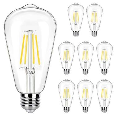 Imagem de Lâmpadas LED WinSaled 40W equivalentes ST58 4000K Cool White 8Pk