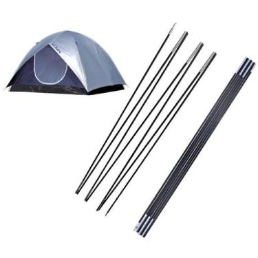 Imagem de Varetas Barraca Luna 4 Camping Conjunto Completo Reposição
