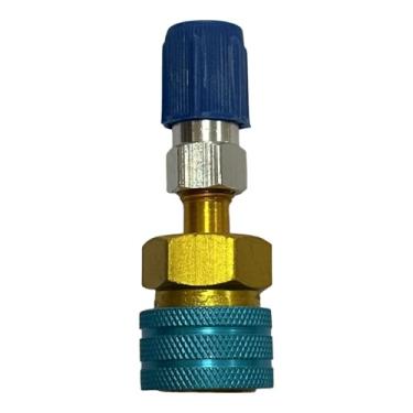 Imagem de Generic Adaptador genérico QC1234L+13LS5V1 R1234yf, acessórios, conector lateral inferior para ar condicionado de carro, encaixe de ar de carro