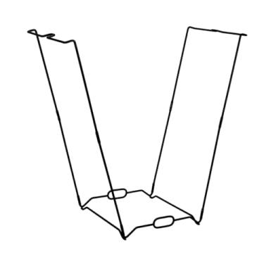 Imagem de ＫＬＫＣＭＳ Suporte para saco de lixo de jardim, dobrável, de metal, reutilizável, versátil, prático, suporte para saco de folhas, para camping, capina de folhas