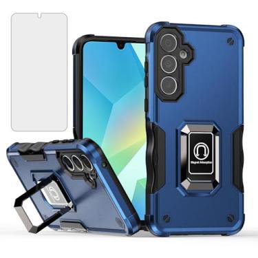 Imagem de Asuwish Capa de telefone para Samsung Galaxy S24 5G com protetor de tela de vidro temperado e suporte de anel fino suporte híbrido robusto suporte magnético traseiro acessórios para celular S 24 24S