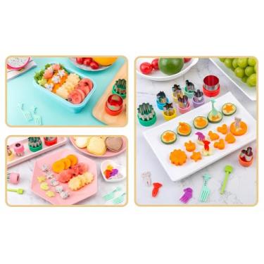 Imagem de Kit Cortador De Frutas Legumes E Massas 9 Moldes Criativos Com Formatos Divertidos Molde De Carimbos Para Frutas Para Crianças FONSES