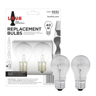 Imagem de Lava Lâmpada 5032-6 40-Watt Item de substituição #5032, 2 unidades (pacote com 1), transparente