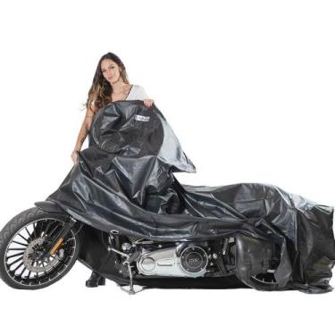 Imagem de Capa Impermeável Moto Honda Cb CBX 250 Twister com baú - Kahawai Capas