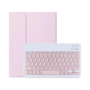 Imagem de Capa Com Teclado Para Samsung Galaxy Tab A9 A8 S10 S9FE S7 S8 11 plus 