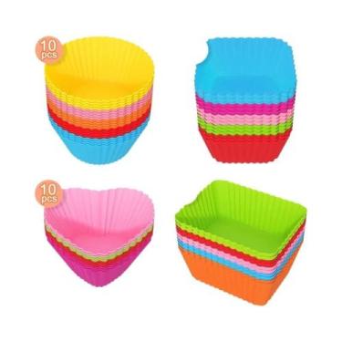 Imagem de Divisórias De Silicone Para Lancheiras Infantis, Separadores De Alimen