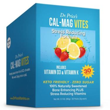Imagem de Suplemento de vitaminas do Dr. Price Cal-Mag Vites Calcium Magnésio - 