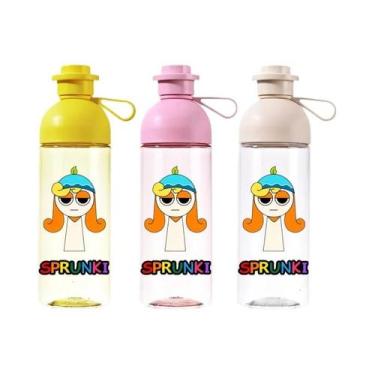 Imagem de Garrafa De Água Esportiva De Grande Capacidade 600ml Antiqueda Portáti