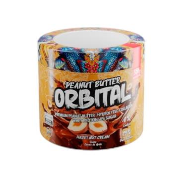 Imagem de Pasta de Amendoim Cremosa 350g Orbital Gourmet – Zero Açúcar, Rica em Proteínas - Sabor Avelã