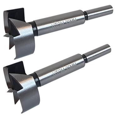 Imagem de Kit 2 Broca Forstner 35Mm Furadeira Madeira Dobradiça Caneco