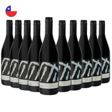 Imagem de Kit com 10 Vinhos Chilenos Tinto Seco Pinot Noir Cuentos del Fuego