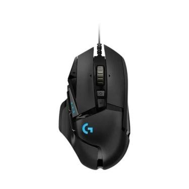 Imagem de Mouse Gamer Logitech G502 Hero Com Fio 11 Botões Programáveis Design E