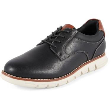 Imagem de Nautica Tênis social Oxford masculino de tricô: respirável, elegante, leve e confortável - ideal para negócios ou caminhadas, Preto-eliam, 42