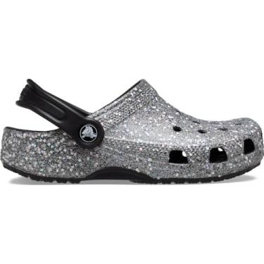 Imagem de Sandália crocs classic clog glitter infantil multi/black - 27