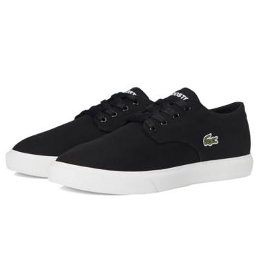 Imagem de Lacoste Tênis masculino Grip Base, Preto/branco, 45