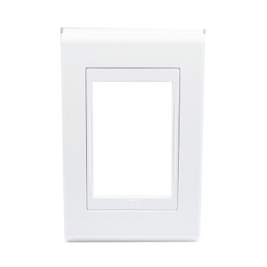 Imagem de Placa 4x2 3 Posicoes Refinatto Weg Branco