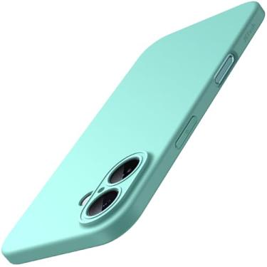 Imagem de JETech Capa Fina para iPhone 16 6,1 Polegadas com Lente de Câmera Proteção Total, Ultrafina Leve Acabamento Fosco Case Capinha Protetora Minimalista para Telefone (Azul Verde)