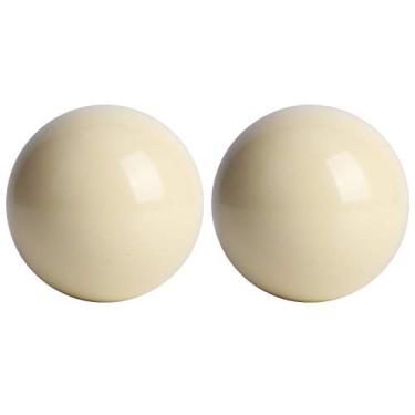 Imagem de 2 peças de bolas brancas de bilhar, bola de sinuca branca de substituição, bola de sinuca, bola branca para treinamento, bolas de bilhar, padrão de 5,72 cm, acessórios de mesa de bilhar