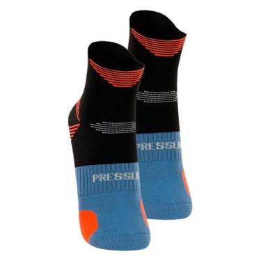 Imagem de Kit com 2 Pares de Meias Performance Running Lupo 15424-001, Preto, 33