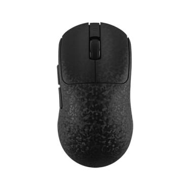 Imagem de MechLands AJAZZ AJ199 Mouse leve para jogos com revestimento de fibra de carbono, mouse sem fio 2,4G/USB-C/BT com bateria de 500 mAh, ajustável 12.000 DPI e pesquisa de 1KHz, sensor PAW3311 para PC