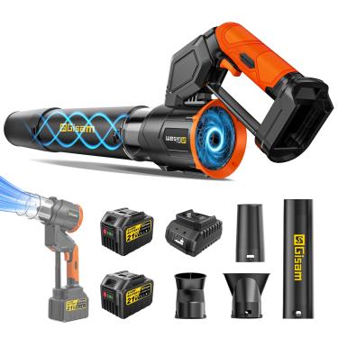 Imagem de Soprador de folhas sem fio para bricolage e jardinagem