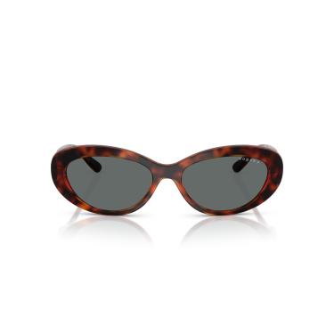 Imagem de Óculos de Sol Vogue Eyewear Polarizado 0VO5630S W65681 Tam 55 / Havana Marrom - Lentes Cinza