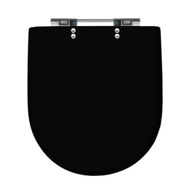 Imagem de Assento Sanitário Carrara Deca Poliéster Preto Sicmol