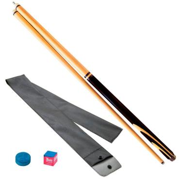 Imagem de Taco de Sinuca Desmontável Punho Preto Tacos Brasil