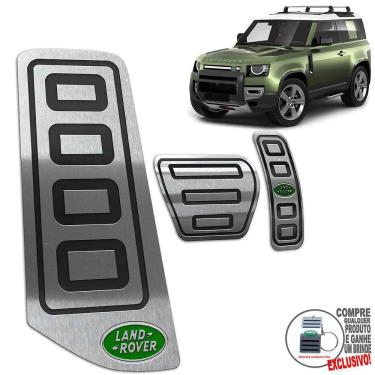 Imagem de Descanso + Pedaleira Land Rover Defender 2020 2021 Preto