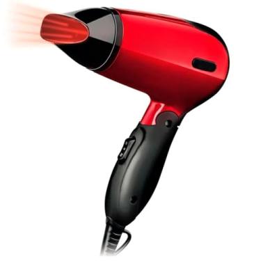 Imagem de Secador de Cabelo Profissional Portátil - Dupla Voltagem para Viagens e Uso Diário