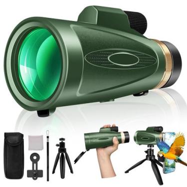 Imagem de Telescópio monocular MD.LIFE 80x100 HD para adultos com tripé