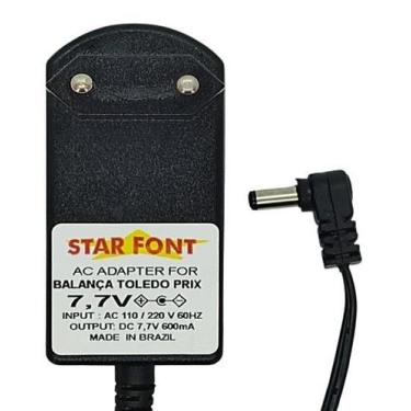 Imagem de Fonte Carregador Compatível 7,7V 600mA Para Balança Toledo PRIX Bivolt