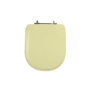 Imagem de Assento Sanitário Poliéster Para Louça Life/Vogue Plus (Celite/Deca) Aço Sedile Creme