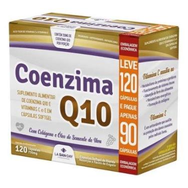 Imagem de Coenzima Q10 Colágeno Hidrolisado 120 Cápsulas La San Day-Unissex