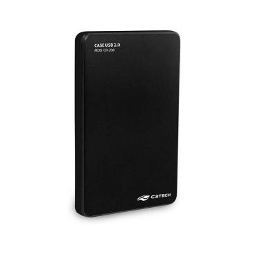 Imagem de Case para HD 2.5 C3Tech - Preto - CH-200BK - Sata III - USB 2.0
