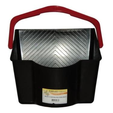 Imagem de Balde Pvc Zumplast Pintura Preto 06l