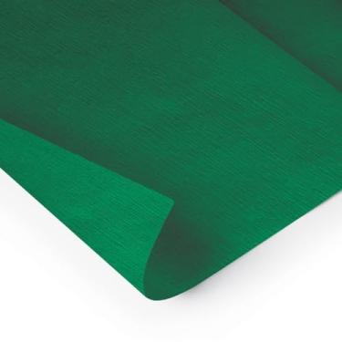 Imagem de Kit de Papel Crepom, Ridet, 48 cm x 2 m, Verde Bandeira, Pacote com 10