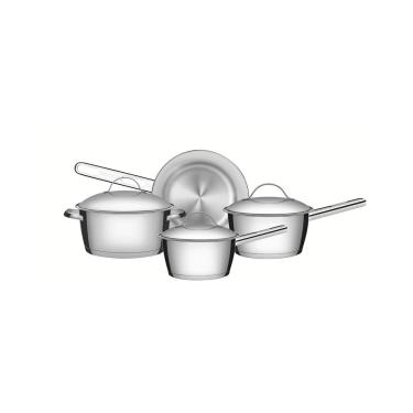 Imagem de Jogo de Panelas Tramontina Allegra Inox Fundo Triplo 4 Peças