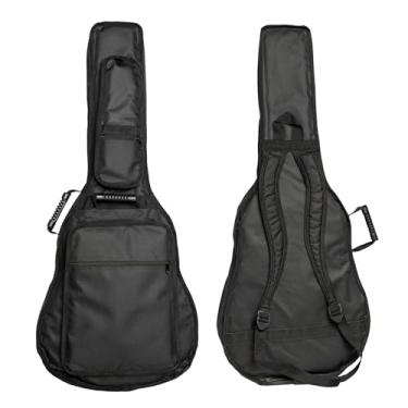 Imagem de Capa Bag p violão clássico folk luxo acolchoada bolso cargo preto