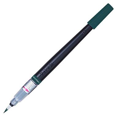 Imagem de Pentel Color Brush Caneta Pincel Aquarela, Verde (Turquesa), 3.6 ml