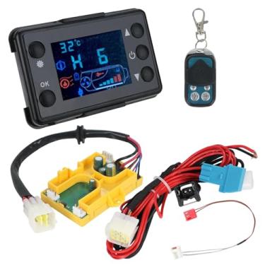 Imagem de Placa de controle de aquecedor a diesel de 12 V/24 V, placa de controle LCD de estacionamento com chicote de fios e sensor para aquecedor a diesel chinês 2KW 5KW 8KW