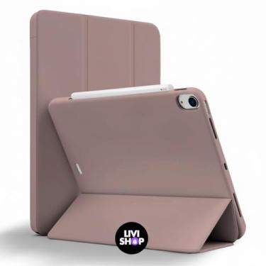 Imagem de Capa Anti Impacto PREMIUM para iPad 10 10.9 10ª Geração e iPad 11ª Geração Chip A16 – Função Sleep Compartimento para Apple Pencil – Tampa Magnética, Proteção Total (ROSE)