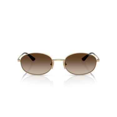 Imagem de Óculos de Sol Vogue Eyewear 0VO4323S 848/13 Tam 56 / Ouro - Lentes Marrom Gradiente