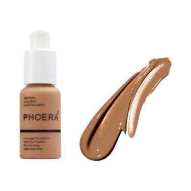 Imagem de Base Líquida Matte Natural - 10 Cores, Controle de Óleo e Iluminação d