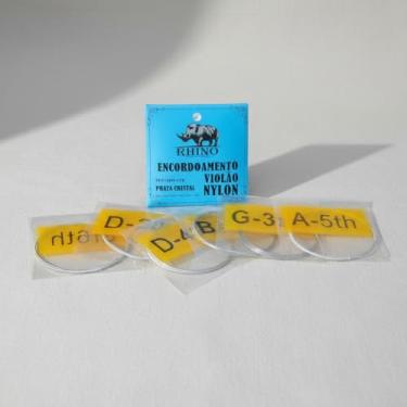 Imagem de Jogo De Cordas Encordoamento Para Violão Nylon Tensão Leve