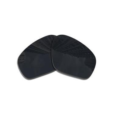 Imagem de Lentes de reposição para óculos de sol Oakley Field Jacket OO9402/polarizadas de 1,5 mm/fácil de instalar (ouro K), Preto, 65*47mm